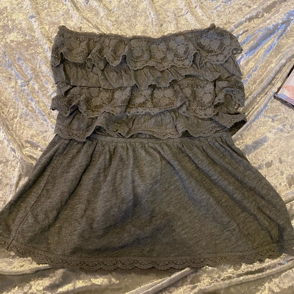 Strapless tank top